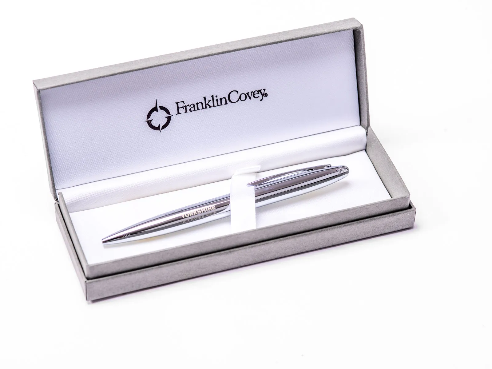 Gift Boxed 'Memories Last Forever' Silver Chrome Ballpoint Pen