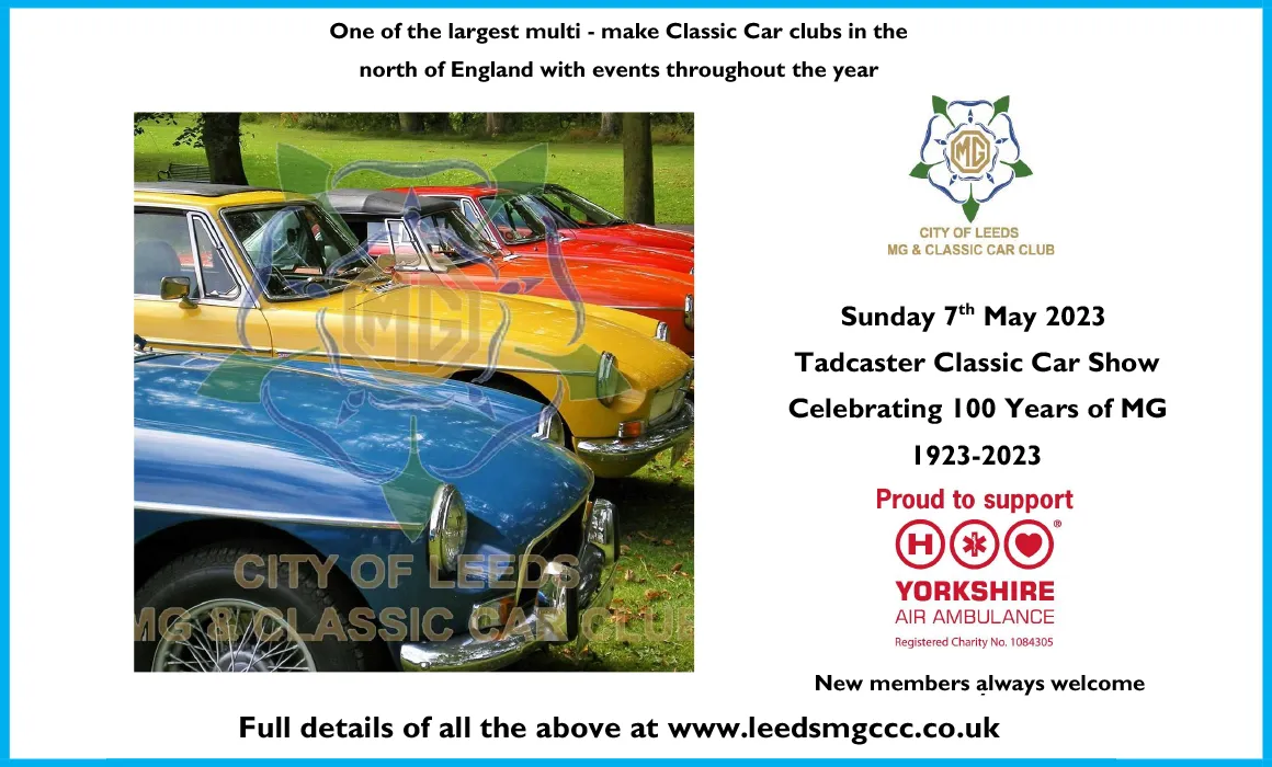 Tadcaster Classic Car Show Yorkshire Air Ambulance