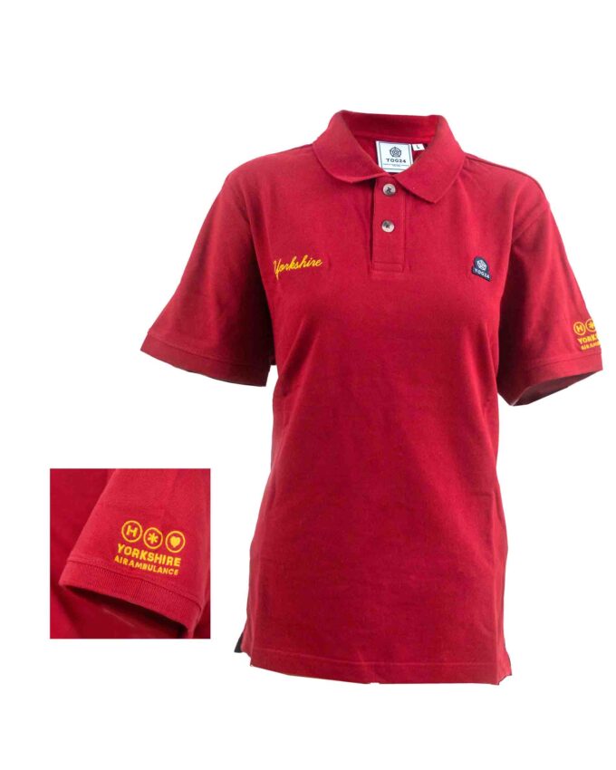 TOG24 'Yorkshire' Premium polo shirt in Chilli Red