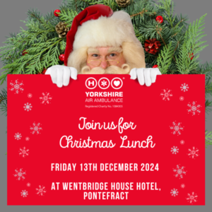 Charity Christmas lunch poster