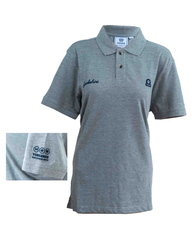 TOG24 'Yorkshire' Premium polo shirt in Marl Grey