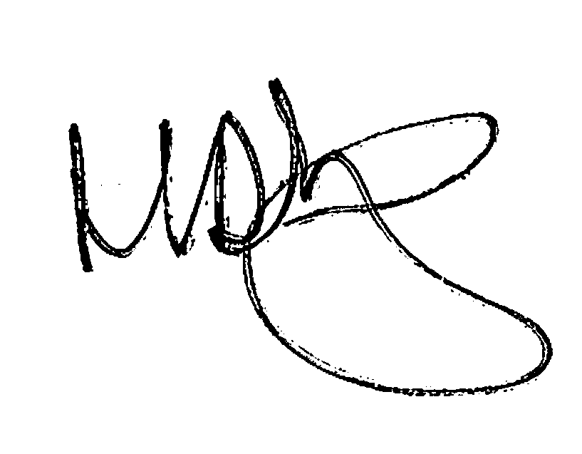 A signature in black marker