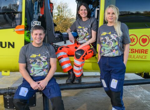 Yorkshire Air Ambulance + Luce & Bear 25 Year T-Shirts - Image 4