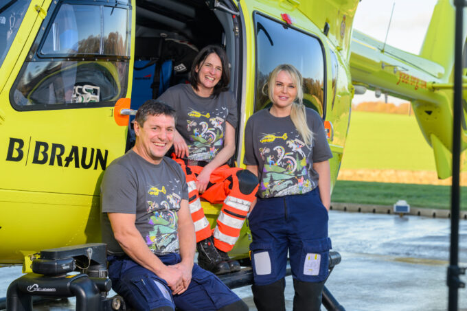 Yorkshire Air Ambulance + Luce & Bear 25 Year T-Shirts - Image 3