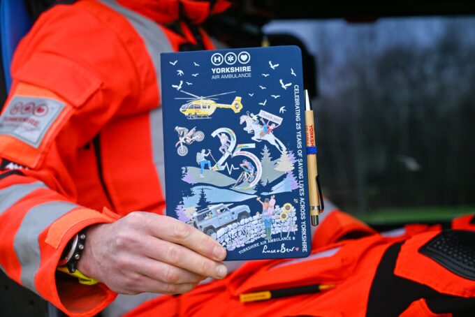 Yorkshire Air Ambulance + Luce & Bear 25 Year Notebook - Image 2